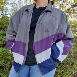 Head Colorblock Stripe Windbreaker